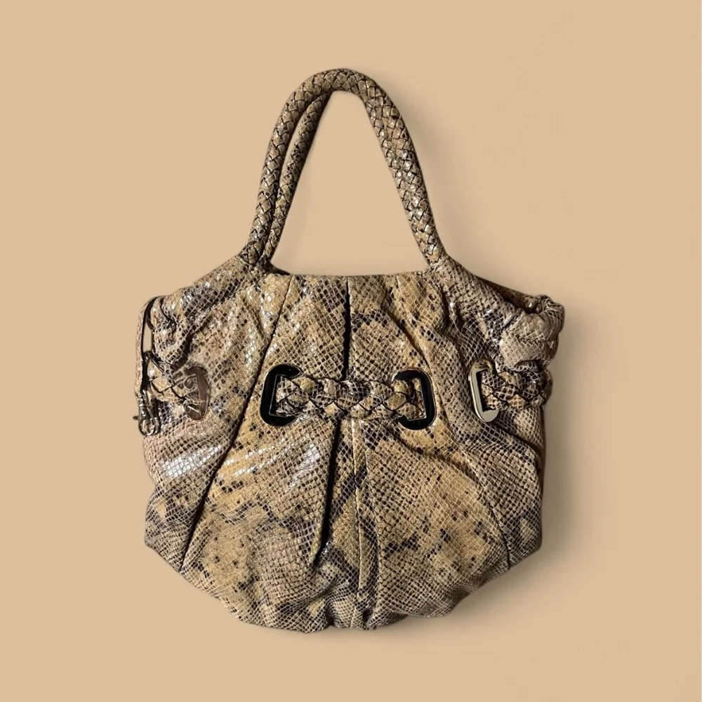 Michael Kors Designer Y2K Snakeskin Shoulder Bag